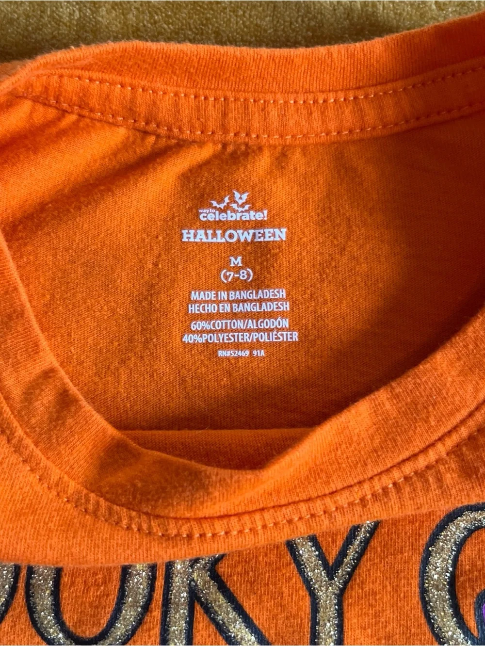 Halloween T-shirts Leggings Lot of 4 Girls 7/8 Mixed Brands Old Navy Party